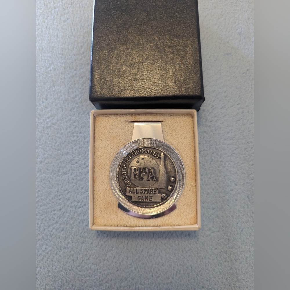 Vintage Bowling Money Clip